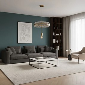 Toolight Toolight, závesné svietidlo 1xE27 APP1102-C, zlatá, OSW-08880