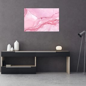 Obraz - Ružový mramor (90x60 cm)