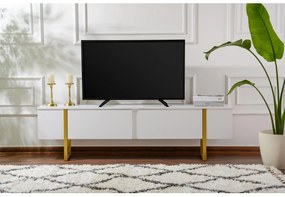 TV skrinka Seronitta (biela + zlatá). Vlastná spoľahlivá doprava až k Vám domov. 1107314