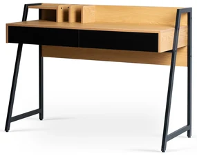 JAKS Písací stôl hnedý Cass 120 cm