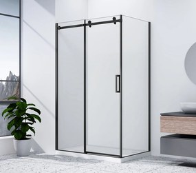 Gelco Gelco, DRAGON BLACK obdĺžniková sprchová zástena 1100x800mm L/P varianta, GD4611B-01