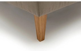 Béžová boxspring posteľ 180x200 cm Stockholm – Meise Möbel