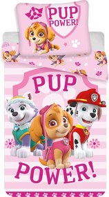 Bavlnené posteľné obliečky Labková patrola – Pup Power