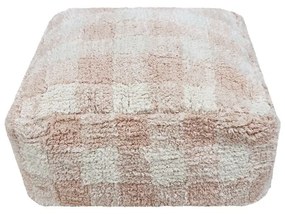 Svetloružový taburet Vichy Rose – Lorena Canals