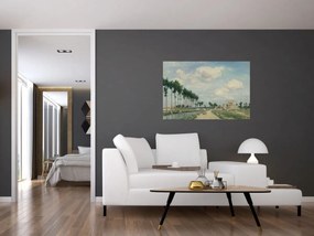 Obraz - Johan Barthold Jongkind, The Towpath, reprodukcia (90x60 cm)