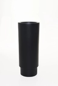 Kvetináč ESCADA, sklolaminát, výška 90 cm, čierna