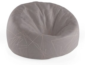Sablio Sedací vak Cocoon Trojúhelníková abstrakce - 115 x 75 cm x 45 cm