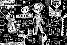 Obraz - Graffiti (90x60 cm)