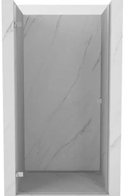 Mexen, Mexen Lunar-B ľavé otočné sprchové dvere 65 cm, transparentné, chróm - 832-065-000-01-00-L
