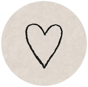 Eulenschnitt Okrúhly koberec Heart 140 cm
