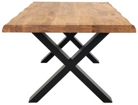 Konferenčný stolík s doskou z masívneho dubu House Nordic Toulon, 120 x 70 cm