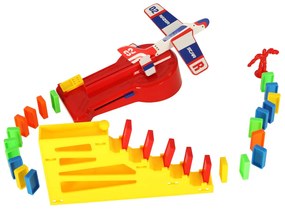 KIK Vzdelávacia hra domino lietadlo s vystreľovačom