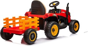 LEAN CARS Elektrický traktor BBH-030 červený
