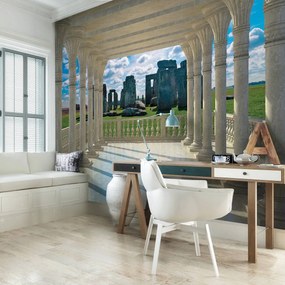 Fototapeta - Krajina Stonehenge (152,5x104 cm)