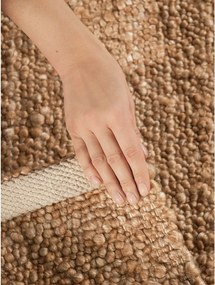 Béžový ručne tkaný behúň z materiálu buklé 80x200 cm Notting Hill Portobello – Ted Baker