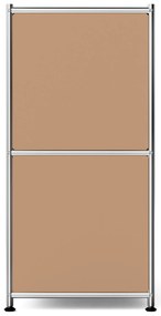 Kovový regál »CN3« s 2 výklopnými priehradkami, karamelová