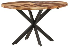 Jedálenský stôl 140x80x75 cm akáciové drevo so sheeshamovou úpravou