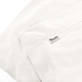 Biante Zamatový prehoz/behúň na posteľ Velvet Prémium SVP-024 Krémovo biely 50x140 cm