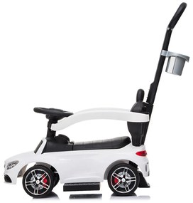 Detské odrážadlo s vodiacou tyčou Mercedes Benz AMG C63 Coupe Baby Mix biele