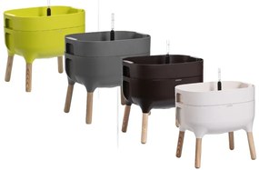 Plastová samozavlažovacia pestovateľská nádoba Urbalive – Plastia