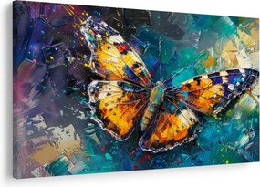 Obraz - Motýľ, olejomaľba (90x60 cm)