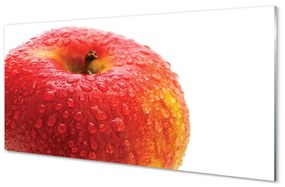 Obraz plexi Kvapôčky vody na jablko 100x50 cm
