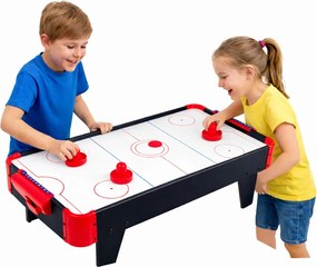 LEAN Toys Mini stolný hokej čierny arkádová hra pre deti