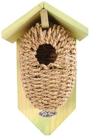 Vtáčia búdka z morskej trávy Esschert Design, výška 26,2 cm