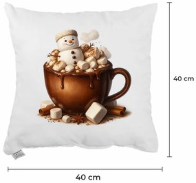 Vianočný vankúš Choco 40x40 cm EMI