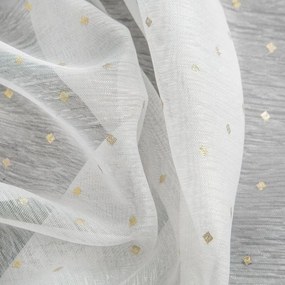 Biela záclona na páske SIBEL 300x150 cm