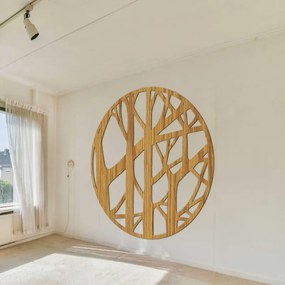 Dizajnová drevená dekorácia  kvetinový ornament | SENTOP HDF0376
