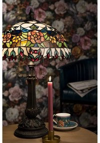 Pestrá Tiffany lampa stolová Ø41*67