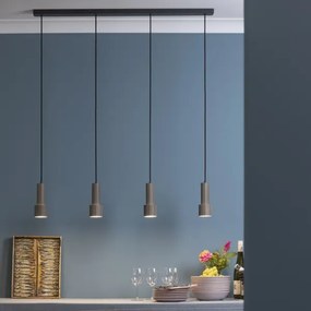 Brilliant - Luster na lanku CADIZ 4xGU10/10W/230V bronzová