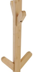 Stojanový vešiak B017 NAT, bambus