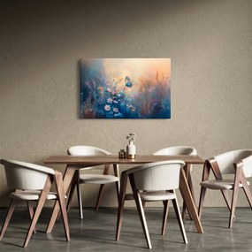 Obraz - Lúka s motýľom (90x60 cm)