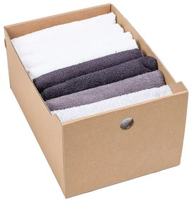 KARTON PAK Úložné boxy na oblečenie, organizéry do skrine EKO KARTON 27x40x21 - zásuvka