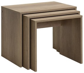 Skladací stôl SHP Light Walnut, 3 ks