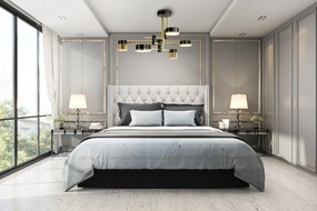 Toolight Toolight, LED stropné svietidlo APP1002-6C, zlatá-čierna, OSW-06151