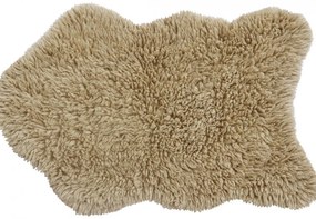 Lorena Canals koberce Vlnený koberec Woolly - Sheep Beige - 75x110 tvar kožušiny cm