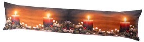 Vankúš proti prievanu ADVENTNÉ SVIEČKY 18 x 85 cm
