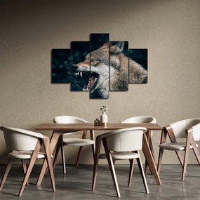 Obraz vlka (150x105 cm)