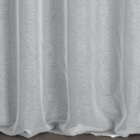 ZÁCLONA NA KRÚŽKOCH LOARA 300X250 CM BIELA