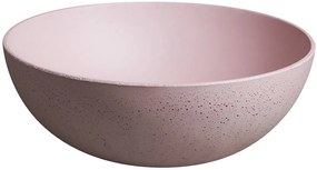 Sapho Sapho, FORMIGO betónové umývadlo na dosku, priemer 39cm, ružová mat, FG321