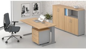 Zostava kancelárskeho nábytku Visio LUX 5, dub