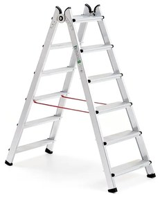 Skladacie schodíky BRINK, 6 priečok, výška 1410 mm