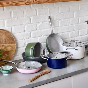 Elmich Nepriľnavý keramický hrniec Vital Ø 18 cm (2.5L) - ružová