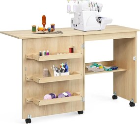 Stôl na šitie prírodný