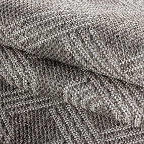 Ayyildiz koberce Kusový koberec Aruba 4904 grey – na von aj na doma - 120x170 cm