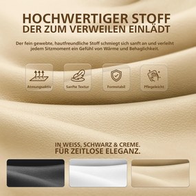 Sada 2 ks jedálenskej stoličky Vangale - orech/krémová