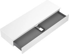 Mexen Orio, kúpeľňová skrinka 160 cm s hornou časťou, 1 zásuvka, biela matná, 91A10-16023-1-BFC01
